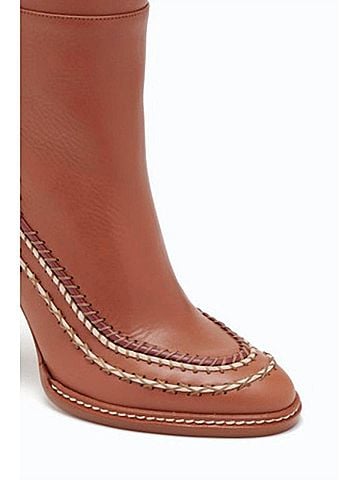 Ulla Johnson Arlette Knee High Boot in Mahogany Brown (view 2)