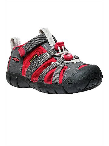 Keen Kid's Seacamp Ii Cnx Sandal 3 Mo in Magnet/Red Carpet (view 2)