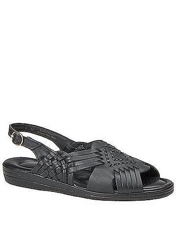 Softspots Women's Tela Slingback Sandals in Black (view 1)
