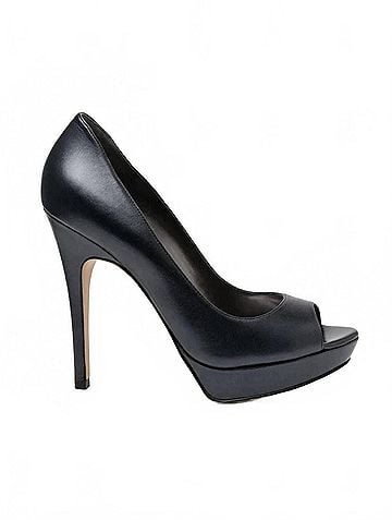Via Spiga Women's Elora Heels in Black Metallic Nappa (view 1)