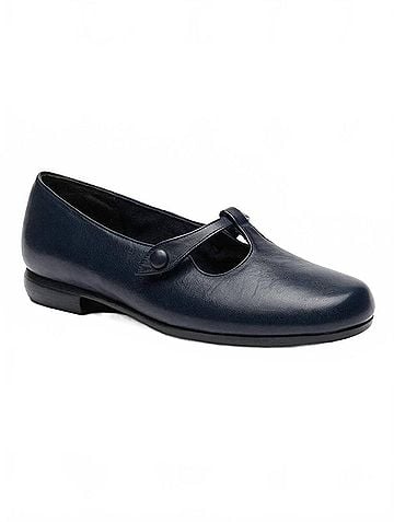 Munro American Women's Avalon Loafer in Navy Leather (view 1)