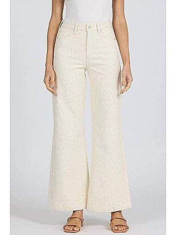 Dear John Fiona Wide Leg Jean in Wheat Lace (view 2)