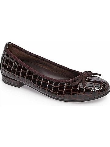 David Tate Women's Glow Ballet Flat in Brown (view 1)