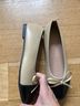 Handprint Classic Two-Tone Bow Ballet Flats Flats - photo 3