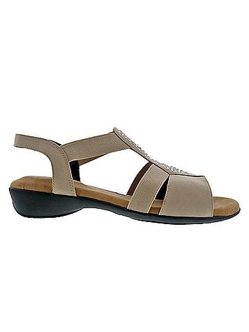 Ros Hommerson Women's Mellow Sandals in Taupe (view 1)