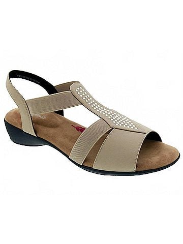 Ros Hommerson Women's Mellow Sandals in Taupe (view 2)