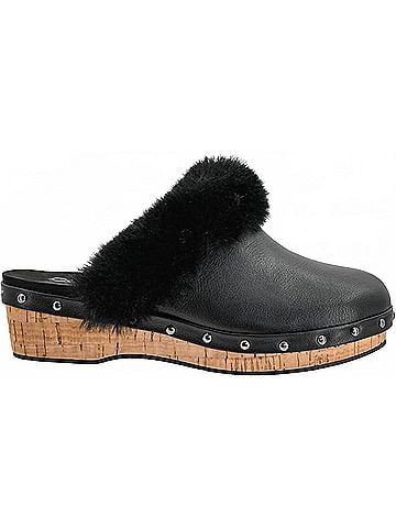 Corkys Women's Just Fur Fun Wedge Mules (view 1)