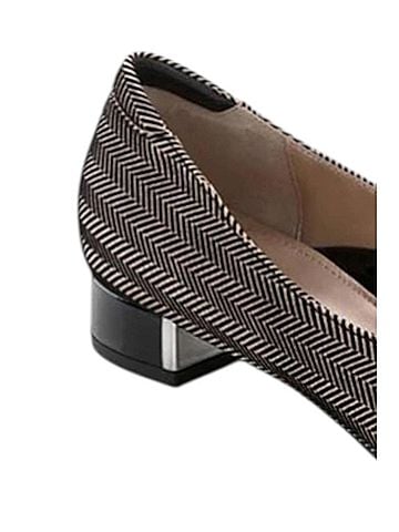 BeautiFeel Women's Etta Low Heel Pump in Nude/Black (view 2)