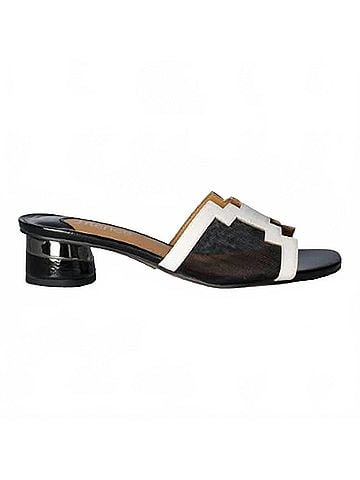 J. Renee Women's Amorra Sandals in Black/White (view 1)