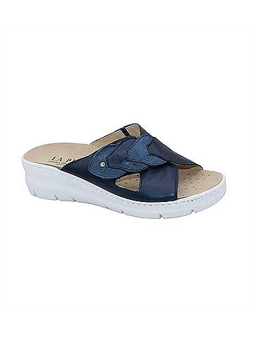 Eric Michael Women's Shirley Sandal in Navy (view 1)