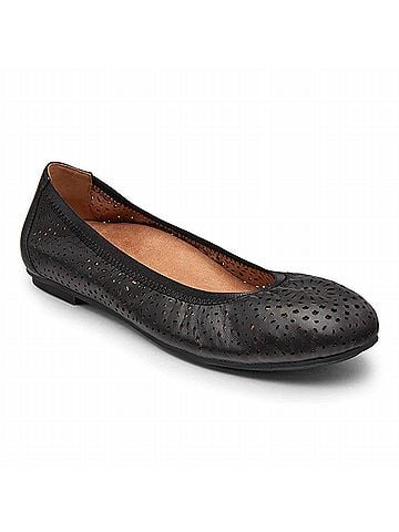 Vionic Women's Robyn Perf Flats in Black (view 2)