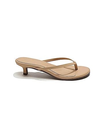 TKEES Women's Julia Thong Kitten Heel in Sunkissed (view 1)