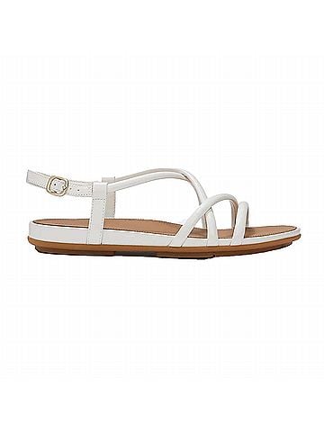 FitFlop Women's Gracie Leather Strappy Back-Strap Sandals in Urban White (view 1)