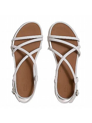 FitFlop Women's Gracie Leather Strappy Back-Strap Sandals in Urban White (view 2)