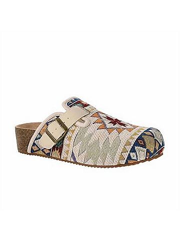 Dirty Laundry Women's Magnolias Tapestry Clog in Stone (view 1)