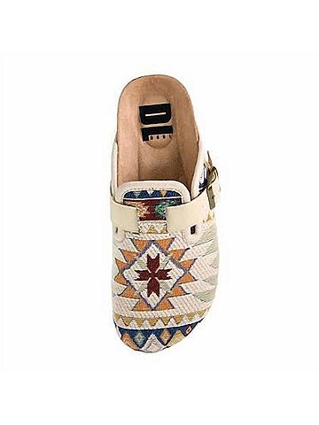 Dirty Laundry Women's Magnolias Tapestry Clog in Stone (view 2)