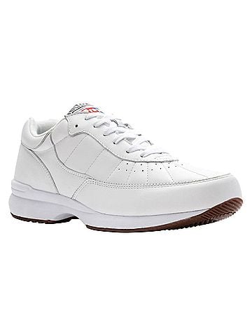 Propet Women's Walker Lace Up Sneaker in White (view 1)