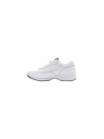Propet Women's Walker Lace Up Sneaker in White (view 2)