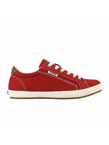 Taos Women's Star Burst Sneaker in Red (view 1)