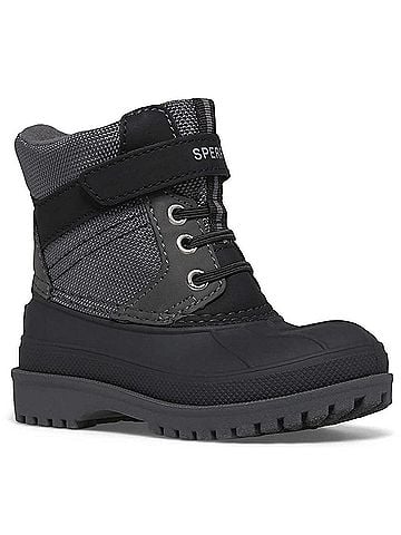Sperry Top Sider Storm Hopper Boot 5 Mo in Black (view 1)