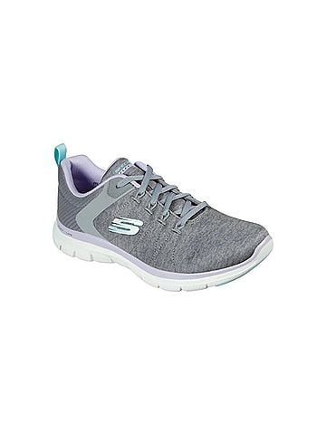 Skechers Women's Flex Appeal 4.0 Sneakers in Gray/Lavender (view 2)