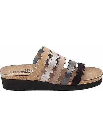 Naot Women's Adina Slide Sandal in Black (view 1)