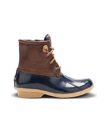 Sperry Top Sider Kids' Saltwater Duck Boot 4 Mo in Navy (view 1)
