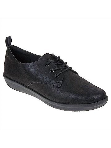 Clarks Women's Ayla Reece Sneakers in Black (view 2)