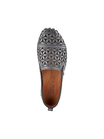 Spring Step Women's Flowerflow Flat Shoe in Charcoal (view 2)