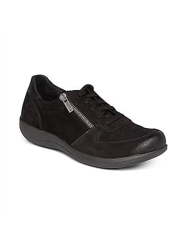 Aetrex Women's Roxy Shoe in Black (view 1)