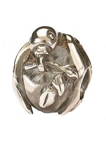 Trollbeads Pax Sterling Bead in Silver (view 1)