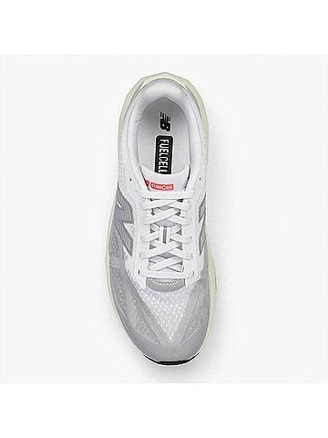 New Balance Women's Fuelcell Rebel V5 Running Shoes in Raincloud Mineral (view 2)