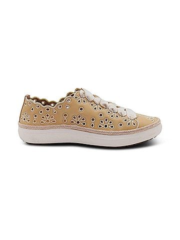 Aetrex Women's Charlotte Sneaker in Butter (view 1)
