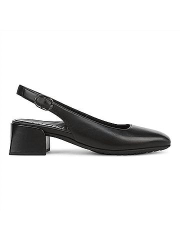 Vionic Women's Reyes Heels in Black Leather (view 1)