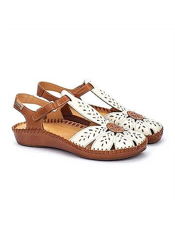 Pikolinos Women's Puerto Vallarta Semi Open Shoes in Nata (view 2)