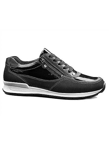 Ara Women's Hollis Leather Sneakers in Black Patent (view 1)