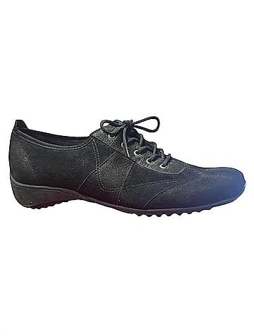 Munro American Women's Pace Shoe in Black Suede/Black Nubuck (view 1)