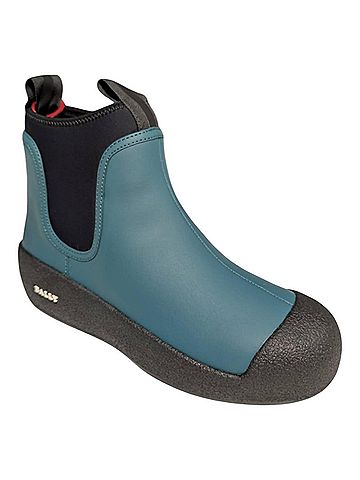 Bally Women's Gadey Leather Ankle Boots in Octanium/Black (view 2)