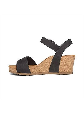 Aetrex Women's Lexa Wedge in Black (view 2)