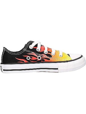 Converse Kids Chuck Taylor All Star Ox Low Sneakers 13 Mo in Black Textile (view 1)