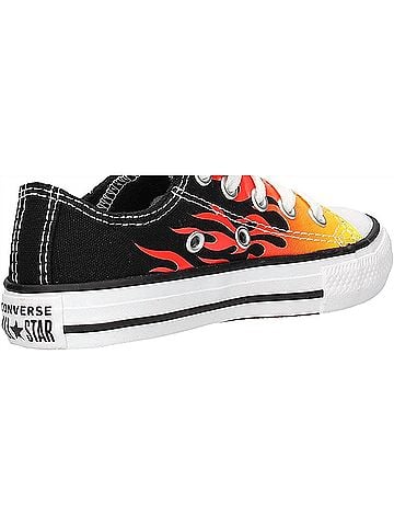 Converse Kids Chuck Taylor All Star Ox Low Sneakers 1 Mo in Black Textile (view 2)