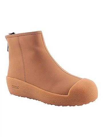 Bally Women's Bernina Leather Boots in Camel (view 2)