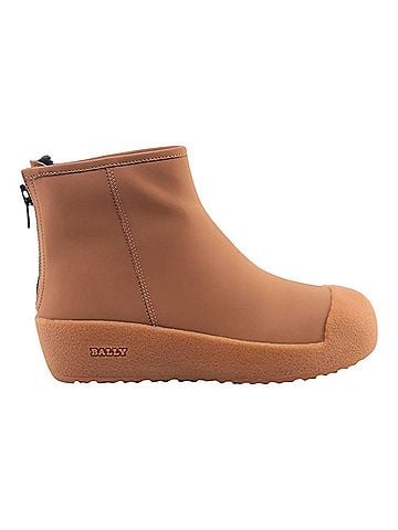 Bally Women's Bernina Leather Boots in Camel (view 1)