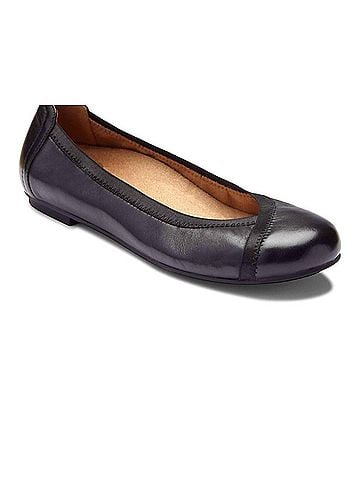 Vionic Women's Caroll Flat Shoes in Black (view 2)