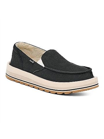 Sanuk Women's Donna Mesa Shoes in Black (view 2)