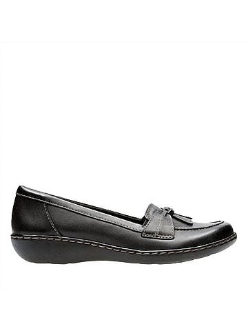 Clarks Women's Ashland Bubble Loafers in Black (view 1)
