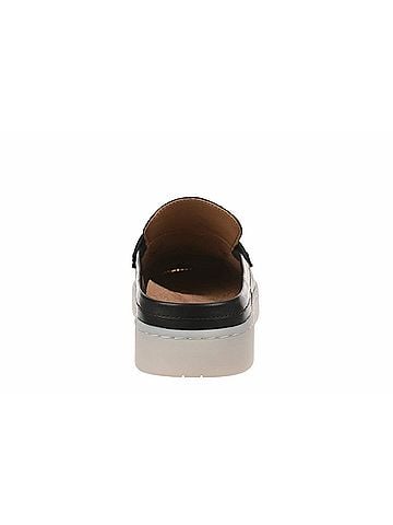 Vionic Women's Uptown Mule 2 Loafer in Black Tumbled Leather (view 2)