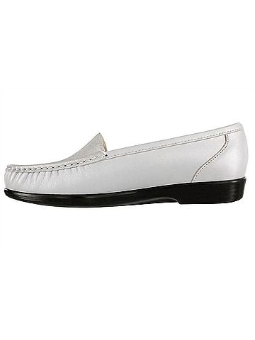 SAS Women's Simplify Slip On Loafer in Silver Cloud (view 2)