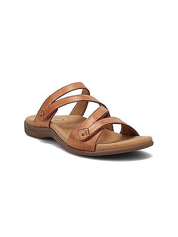 Taos Women's Double U Sandals in Caramel (view 2)