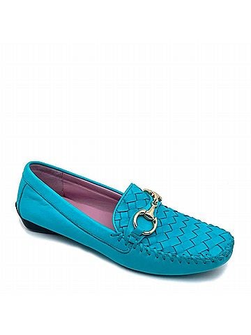 Robert Zur Women's Perlata Loafer in Aqua (view 1)